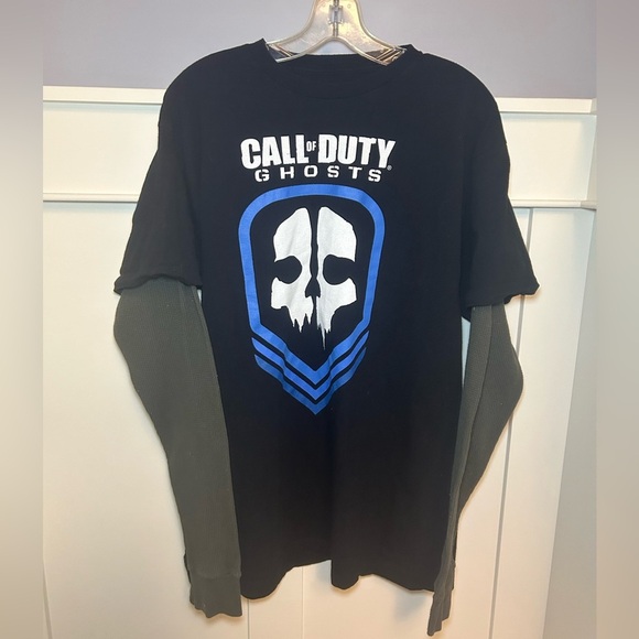 2013 Call Of Duty Ghosts double layer thermal shirt - Picture 1 of 5